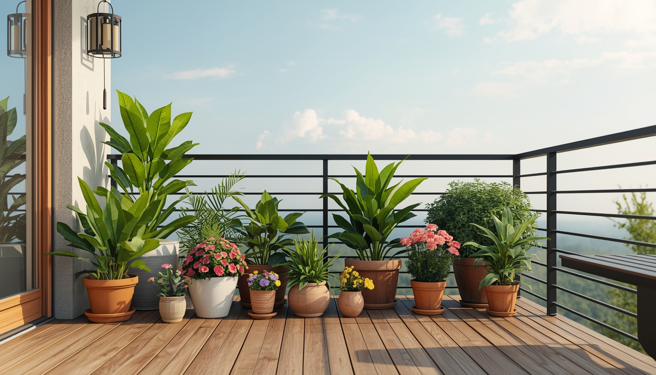 Balcony arrangement package from Linelineboutique