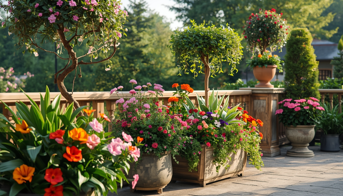 Flower bed design by Linelineboutique